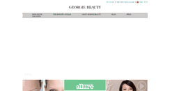 Desktop Screenshot of georgiebeauty.com